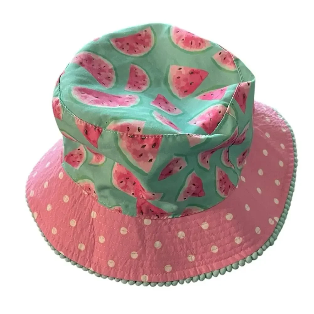 Matilda Jane Watermelon Flamingo Reversible Bucket Hat